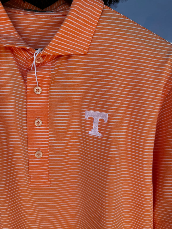 Tennessee Davis Performance Polo - White Power T
