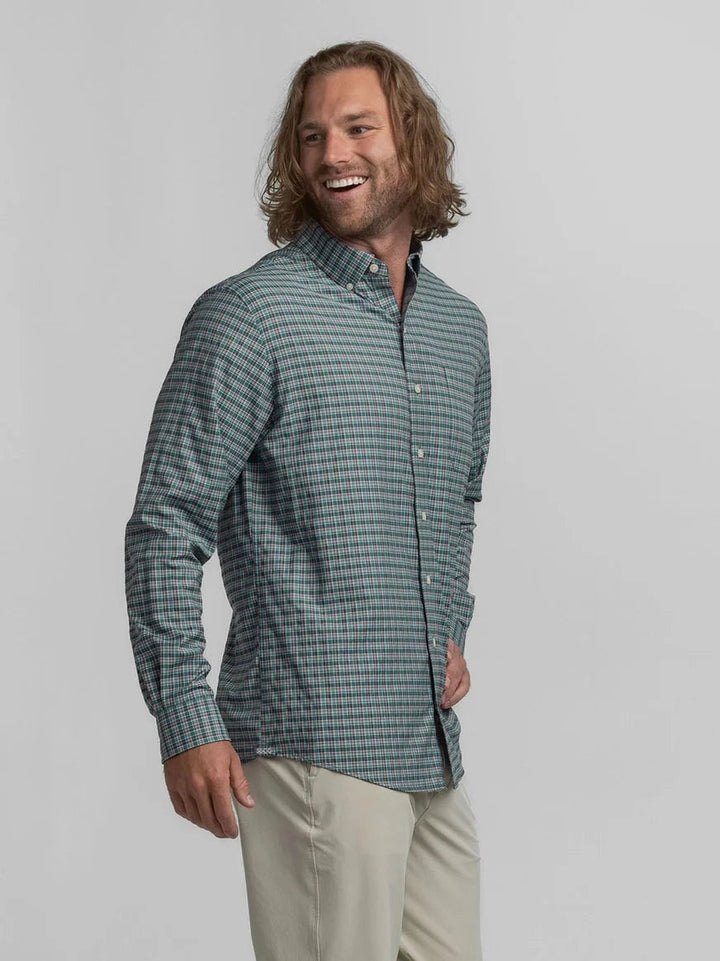 Southern Shirt Bennett Plaid Shirt - Bayou Teal