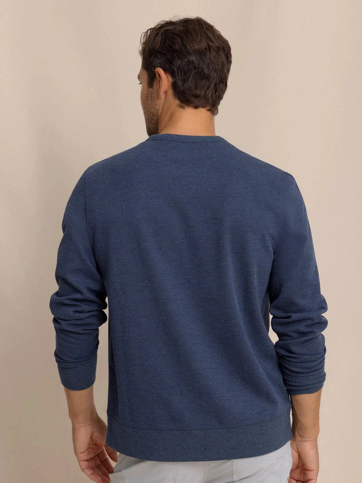 Southern Tide Lowland Luxe Textured Crew Sweater