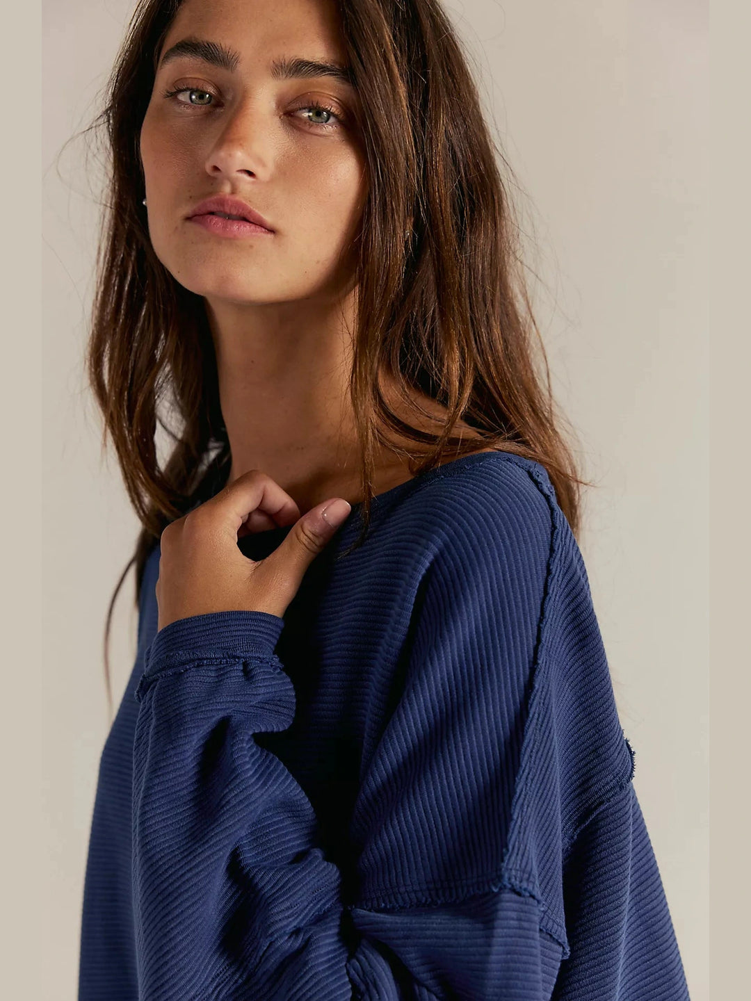 Free People Total Eclipse Tee - Deeper Iris