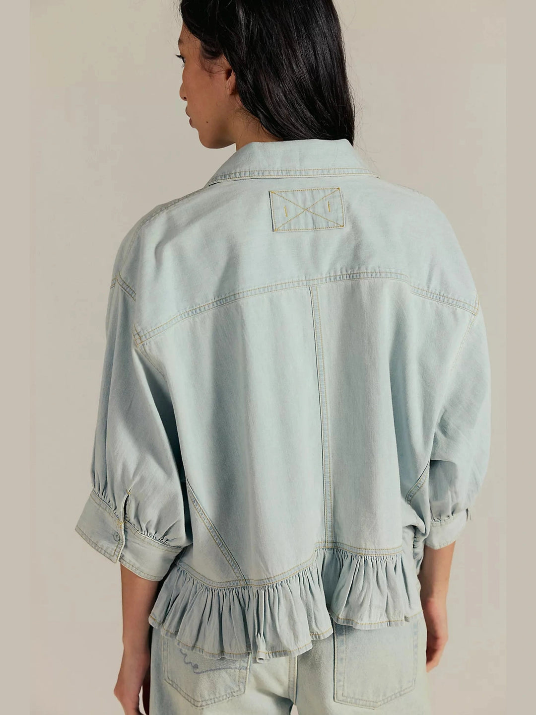 Free People Bailey Denim Shirt