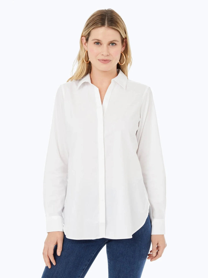 Foxcroft Kylie No Iron Long Sleeve Shirt