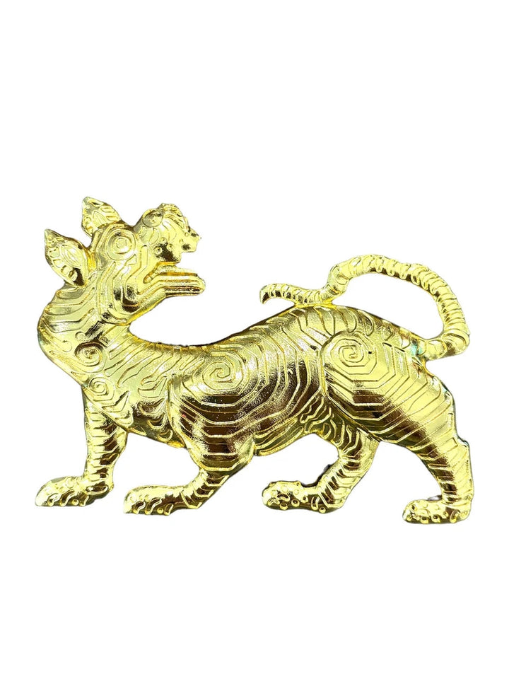 Garland Gold Interchangeable Belt Buckle - Tibet Tiger