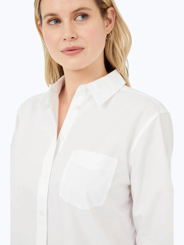 Foxcroft Boyfriend Long Sleeve Shirt