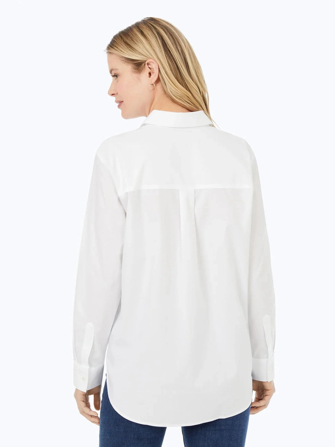 Foxcroft Boyfriend Long Sleeve Shirt