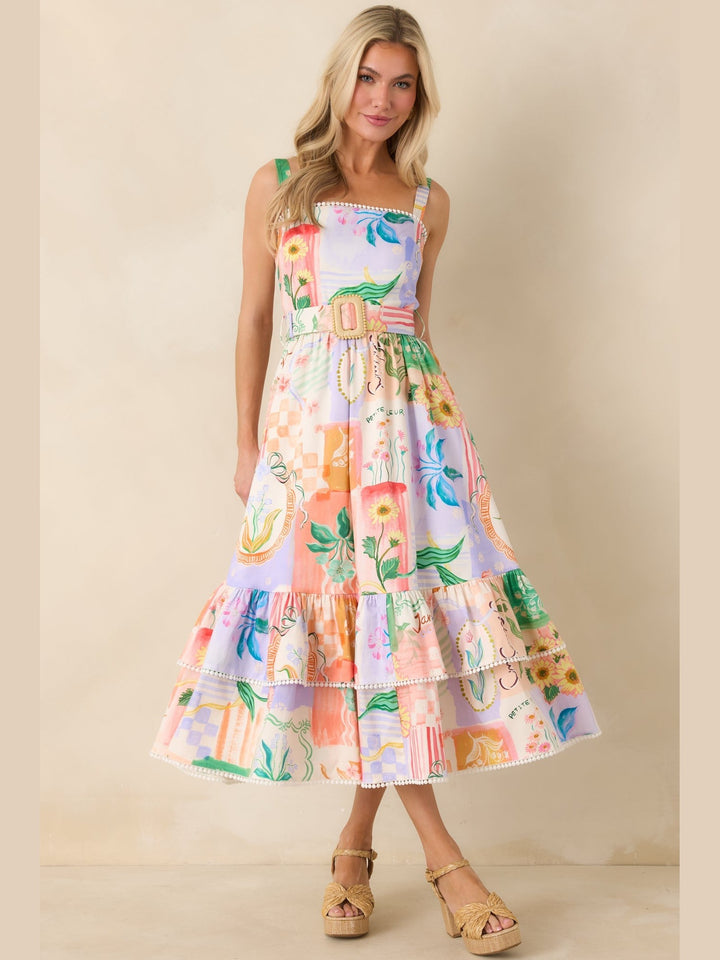 Cassandra Midi Dress - High Societea