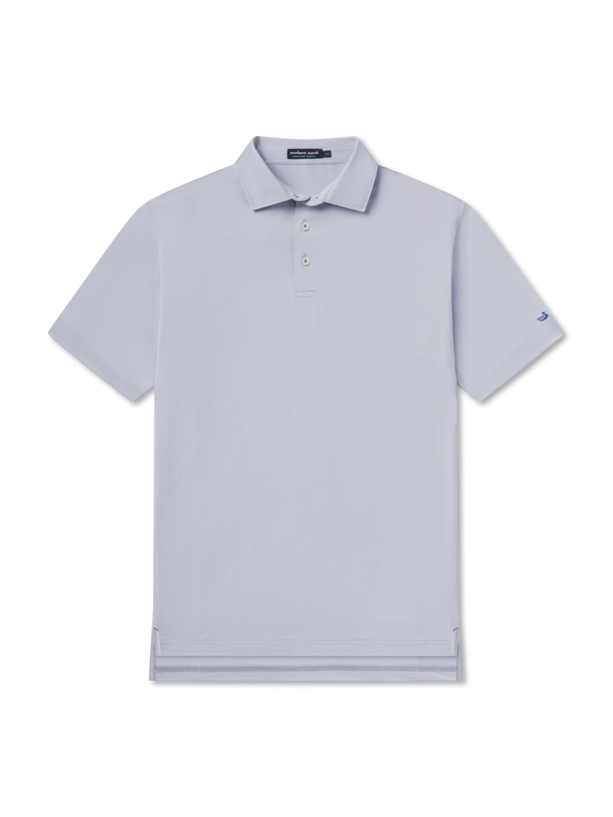 Southern Marsh Santa Clara Performance Polo - Mist Blue