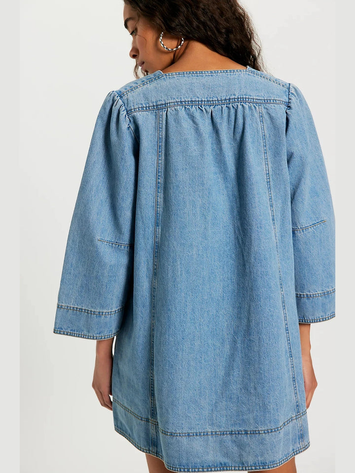 Free People Goldie Denim Mini Dress