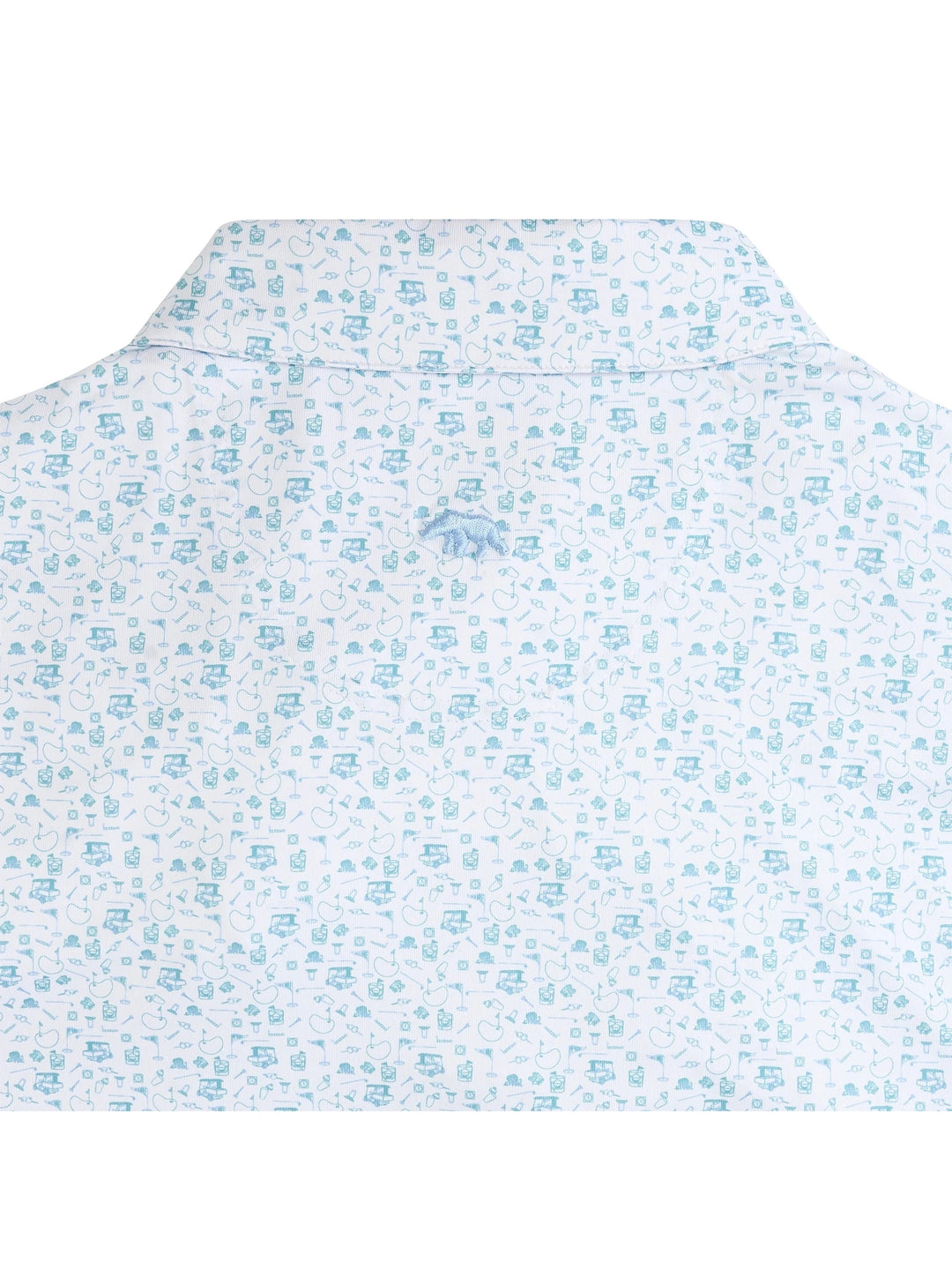 19th Hole Printed Performance Polo - Breeze