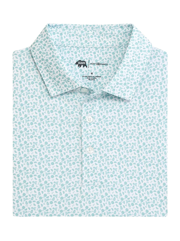 Onward Reserve Rita Printed Performance Polo -  Aquifer