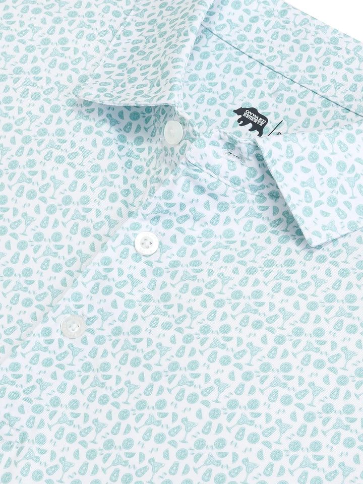 Onward Reserve Rita Printed Performance Polo -  Aquifer