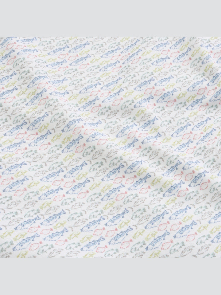 Shoreline Catch Printed Performance Polo - Mirage