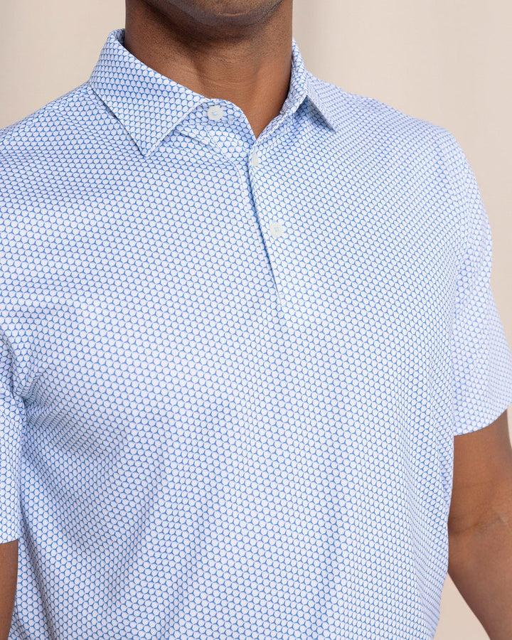 Southern Tide Driver On The Ball Polo- Blue Lolite
