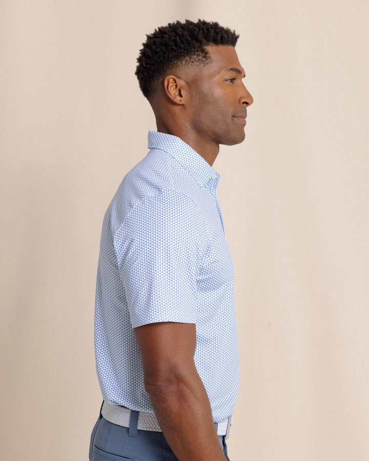 Southern Tide Driver On The Ball Polo- Blue Lolite