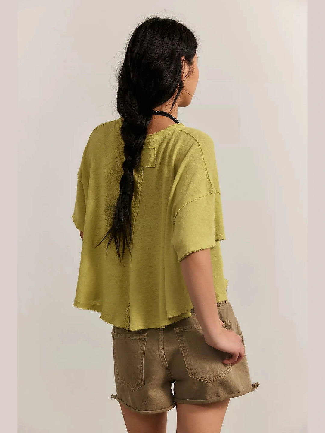 Elsie Swing Tee - Warm Olives