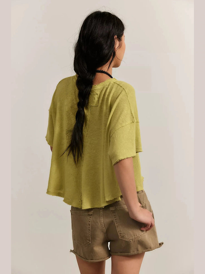 Elsie Swing Tee - Warm Olives