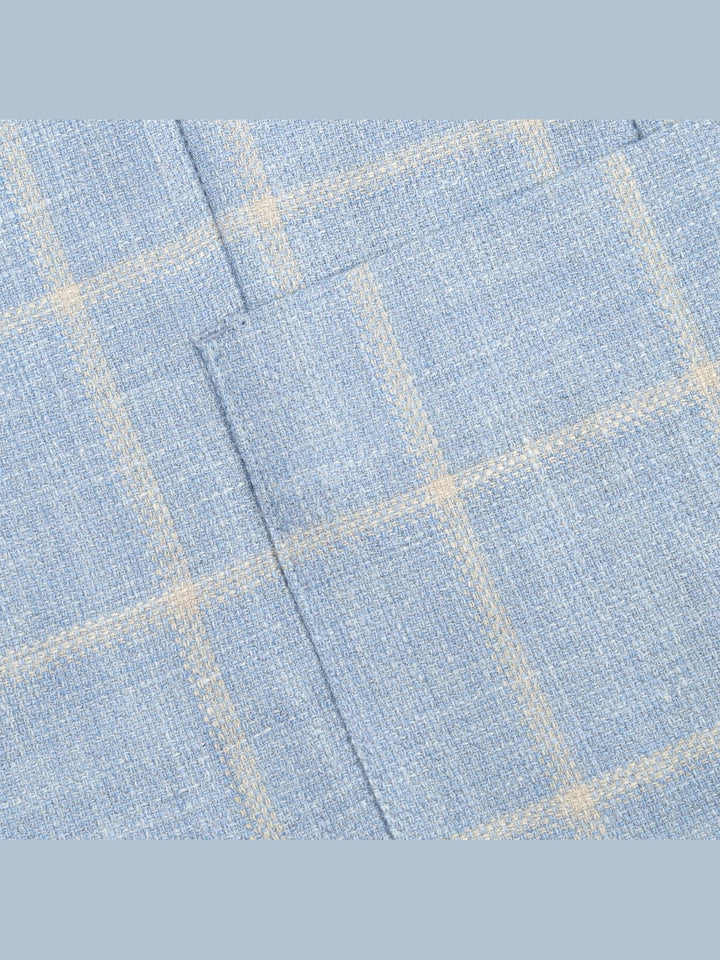 Genteal Windowpane Sport Coat- Heritage Blue