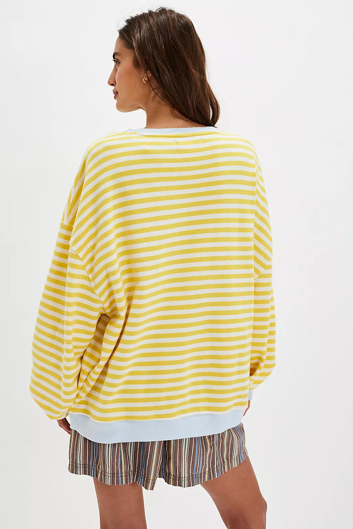 Free People Classic Striped Crew