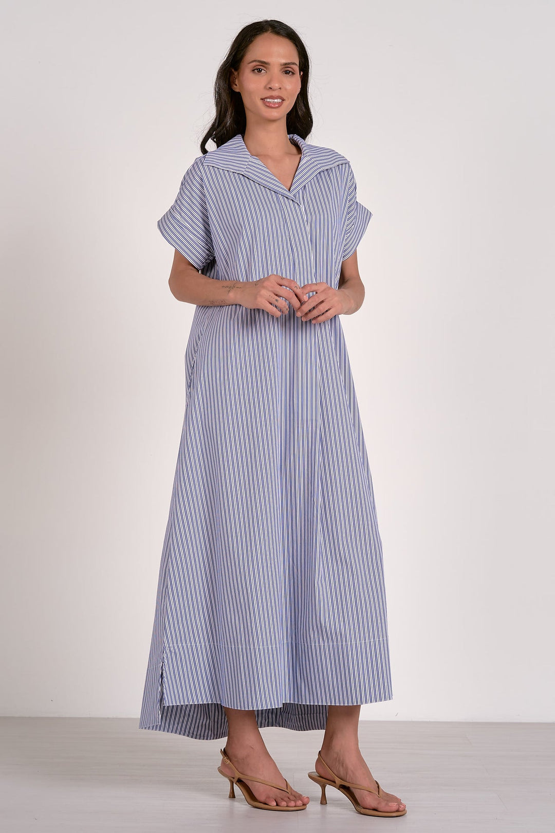Elan Cici Maxi- Navy Stripe
