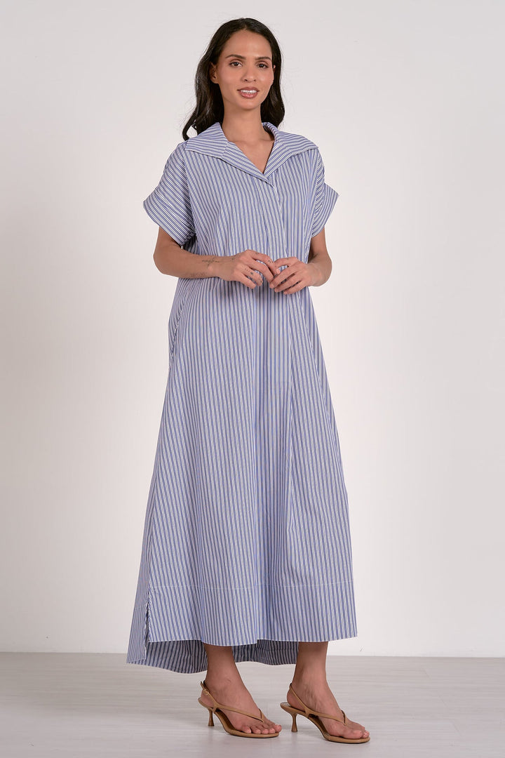 Elan Cici Maxi- Navy Stripe