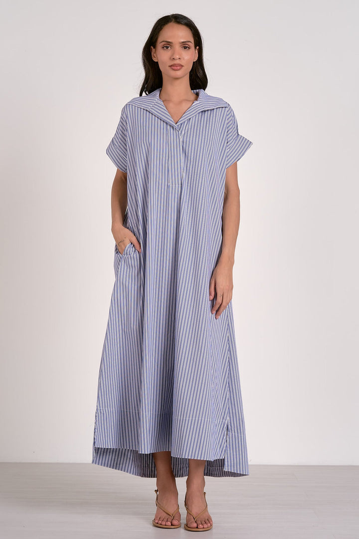 Elan Cici Maxi- Navy Stripe