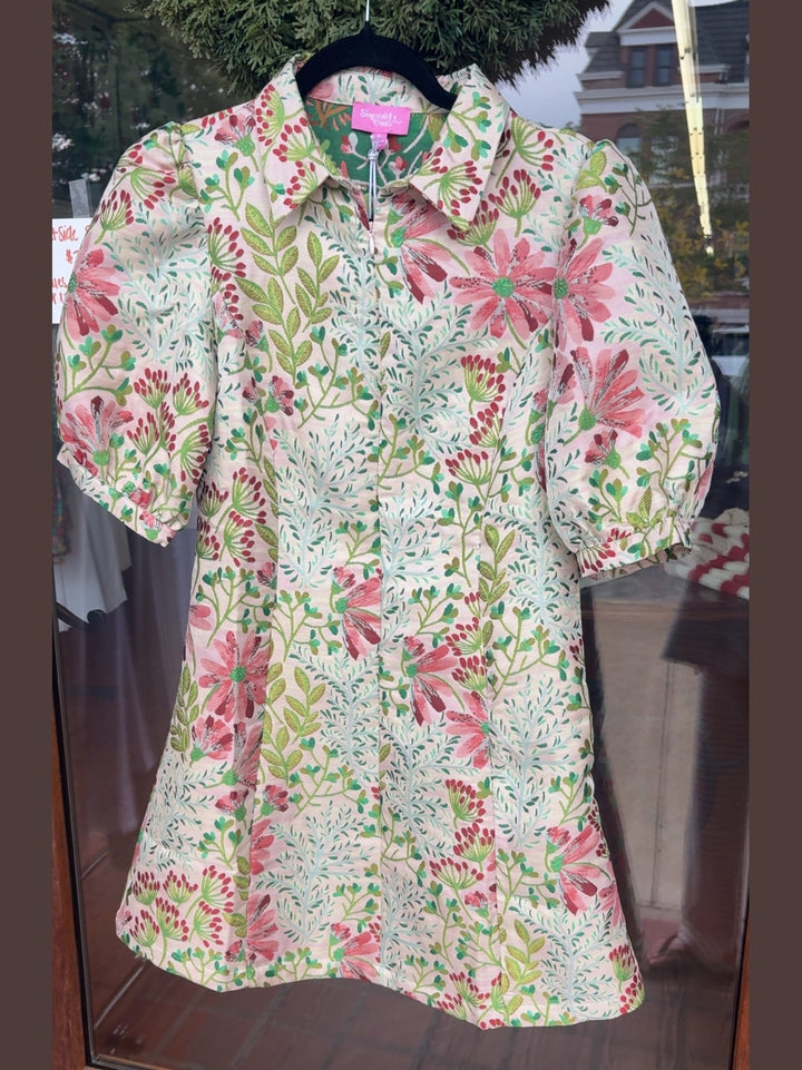 Sincerely Ours Shannon Dress - Garden Gala Jacquard