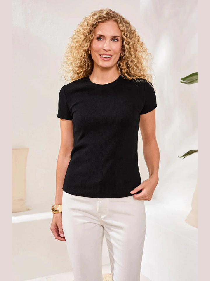 Tribal Fitted Crew Neck Stretch Tee