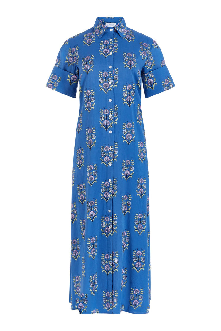 Livro Gibbons Dress - Cornflower Mughal