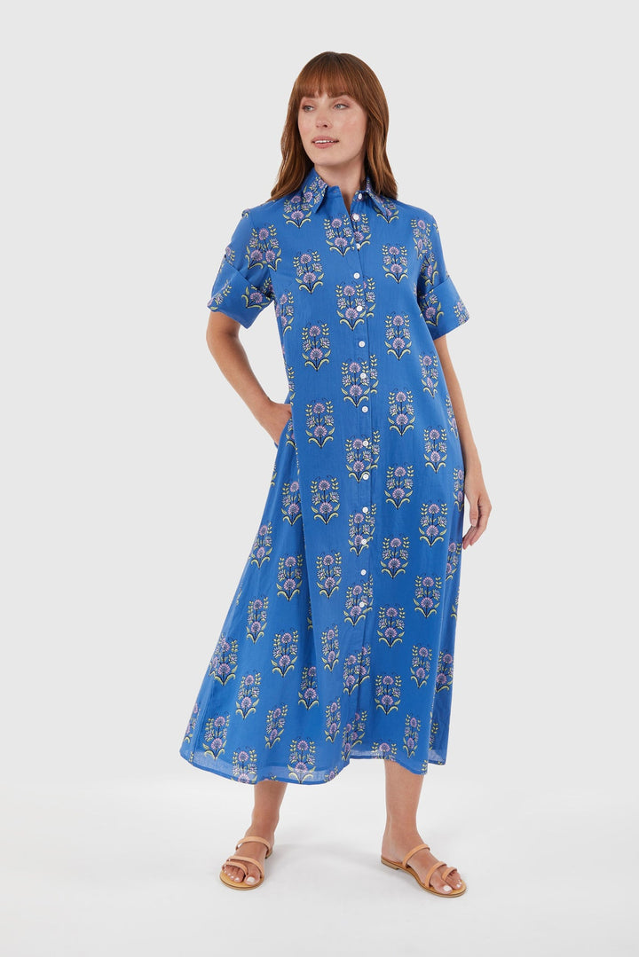 Livro Gibbons Dress - Cornflower Mughal