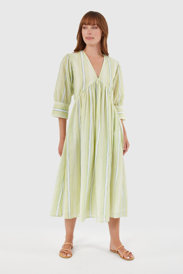 Livro Ingrid Dress - Monaco Stripes