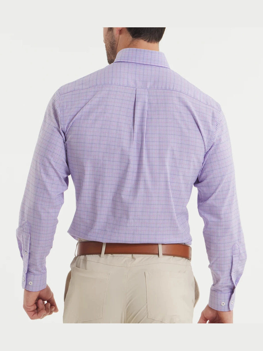 Southern Marsh Dyer Performance Shirt - Purple & Wine