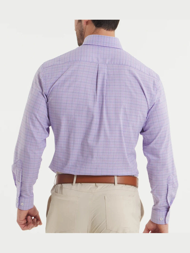 Southern Marsh Dyer Performance Shirt - Purple & Wine