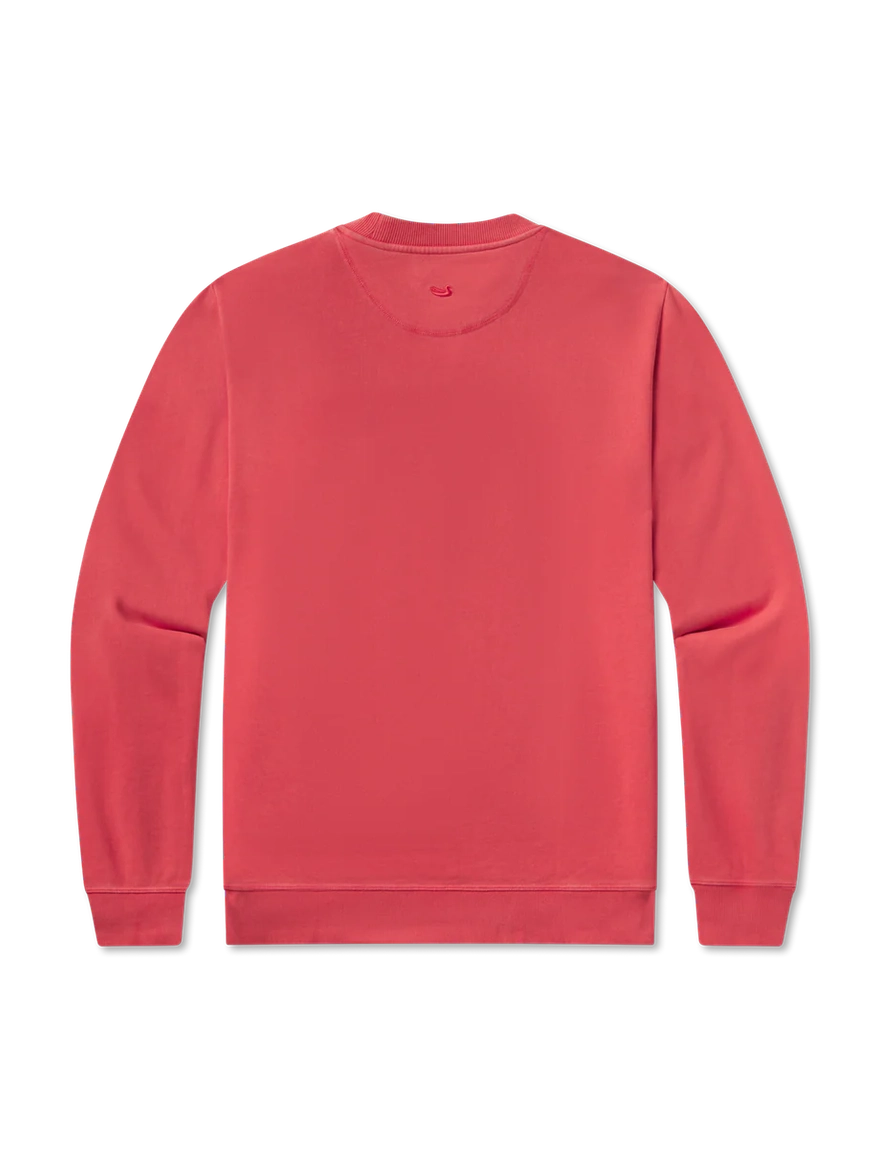 Southern Marsh SEAWASH Sweatshirt - American Flag - Washed Red
