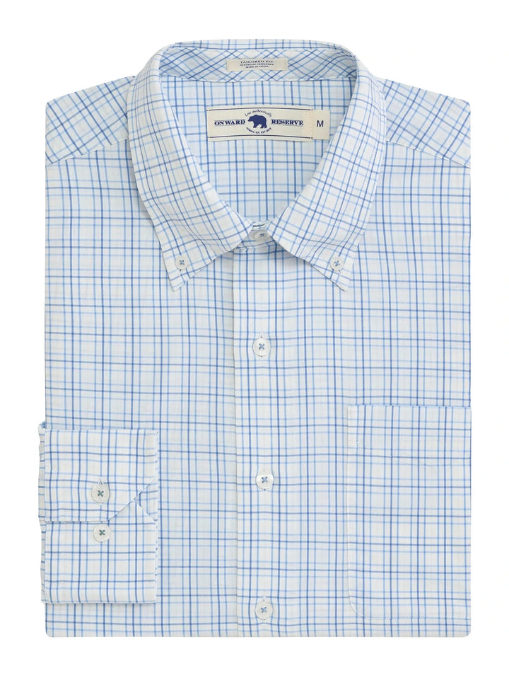 Onward Reserve Seacrest Tailored Fit Performance Shirt - Silver Birch