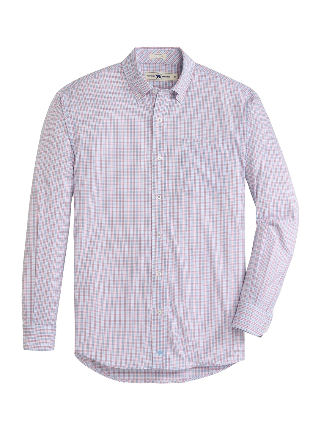 Onward Reserve Venice Classic Fit Performance Shirt - Sea Pink