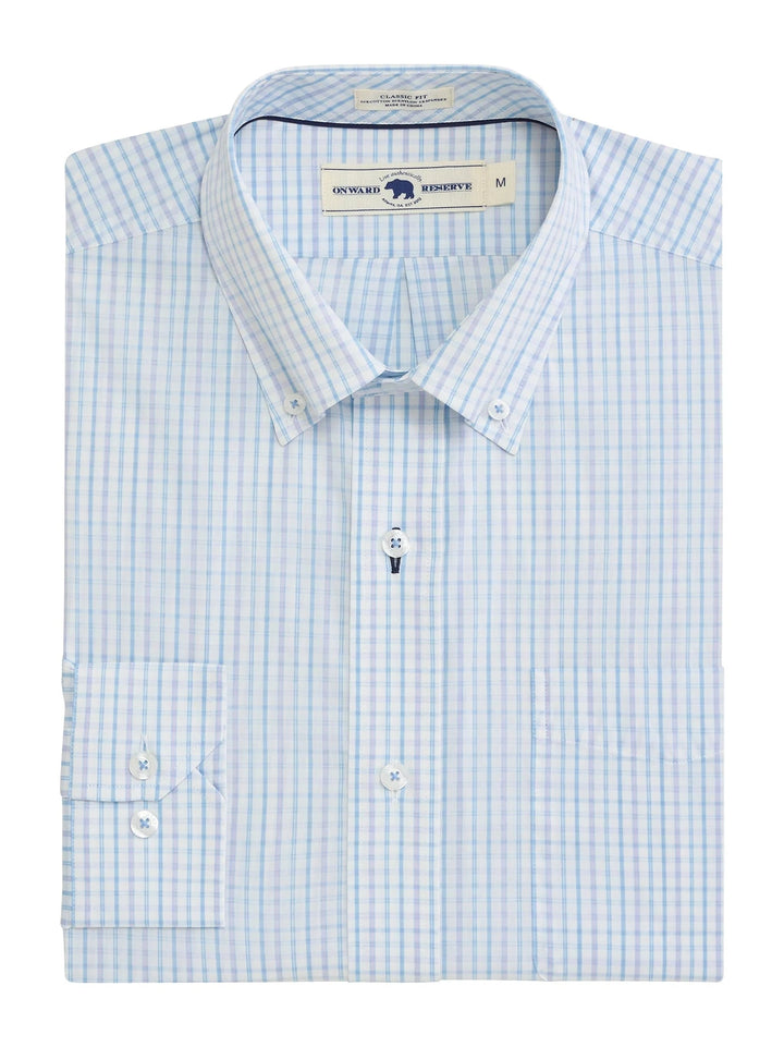 Onward Reserve Grayton Classic Fit Quad Shirt - Iris