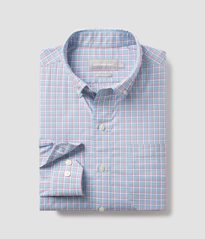 Southern Shirt Crestwood Plaid Performance Button Down- Home Team