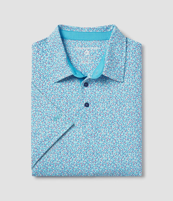 Southern Shirt Confetti Printed Polo - Uncle Sam