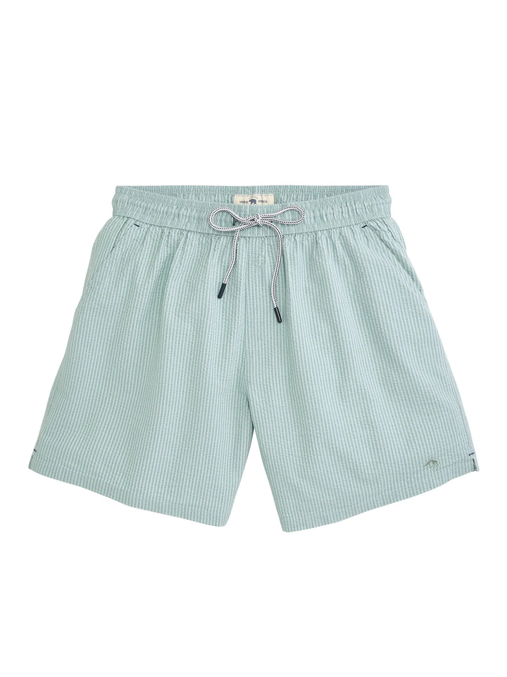 Onward Reserve Coastal Seersucker Swim Trunk - Surf
