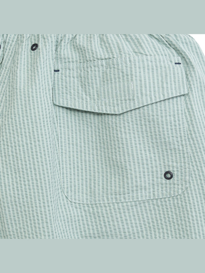 Onward Reserve Coastal Seersucker Swim Trunk - Surf