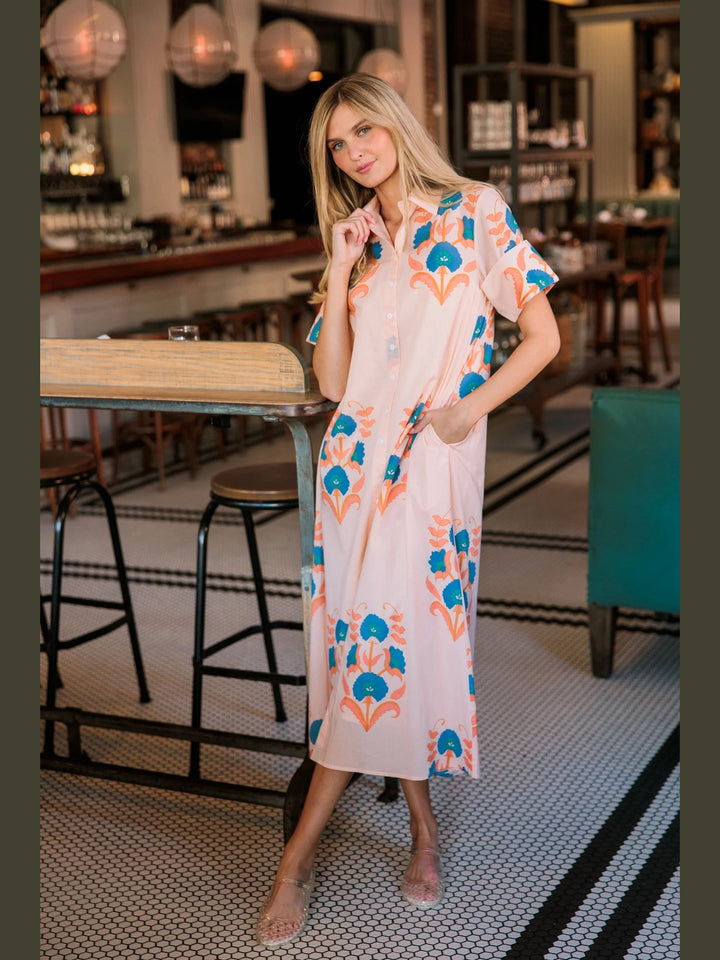 Gibbons Dress - Pink Sands