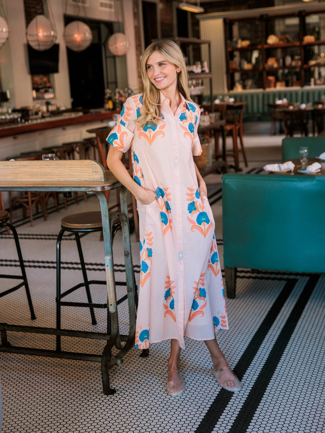 Gibbons Dress - Pink Sands