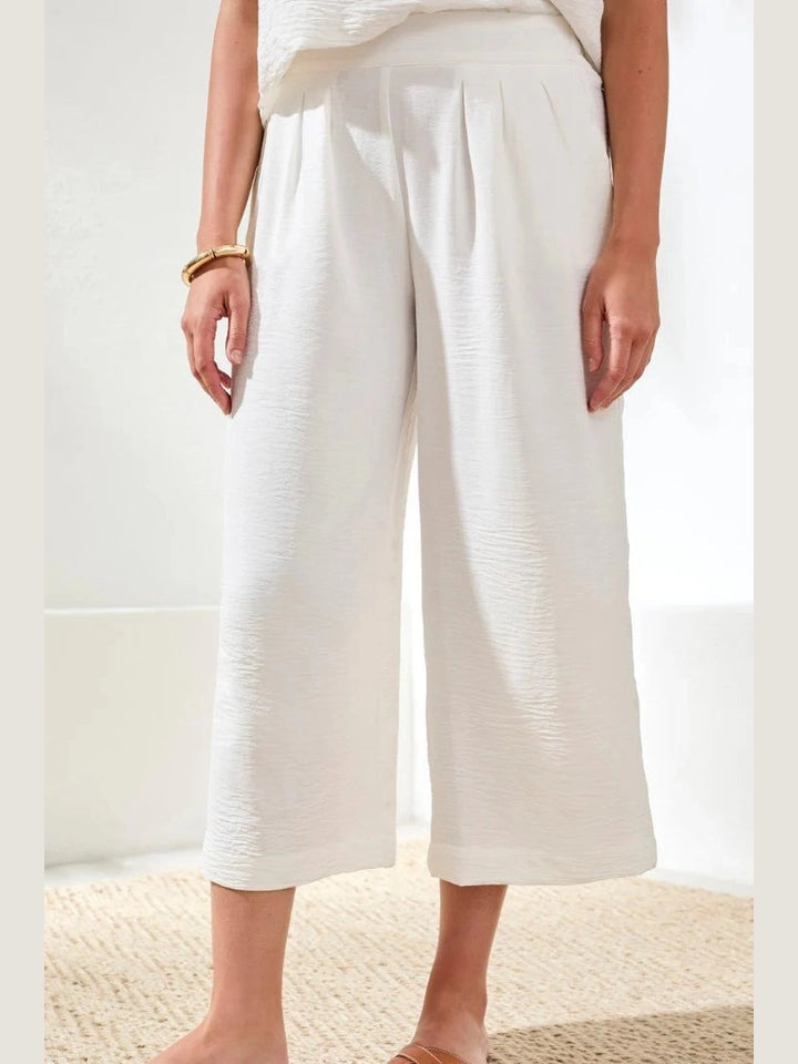 Flowy Crop Pant w/ Elastic Waist