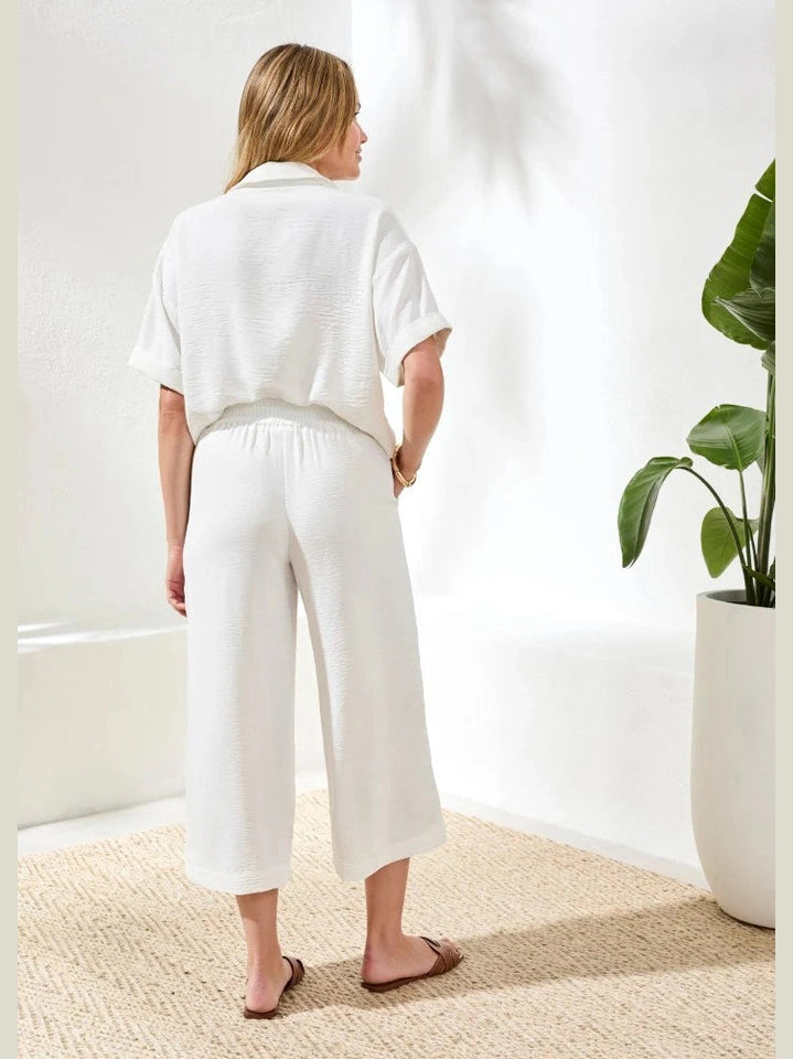 Flowy Crop Pant w/ Elastic Waist