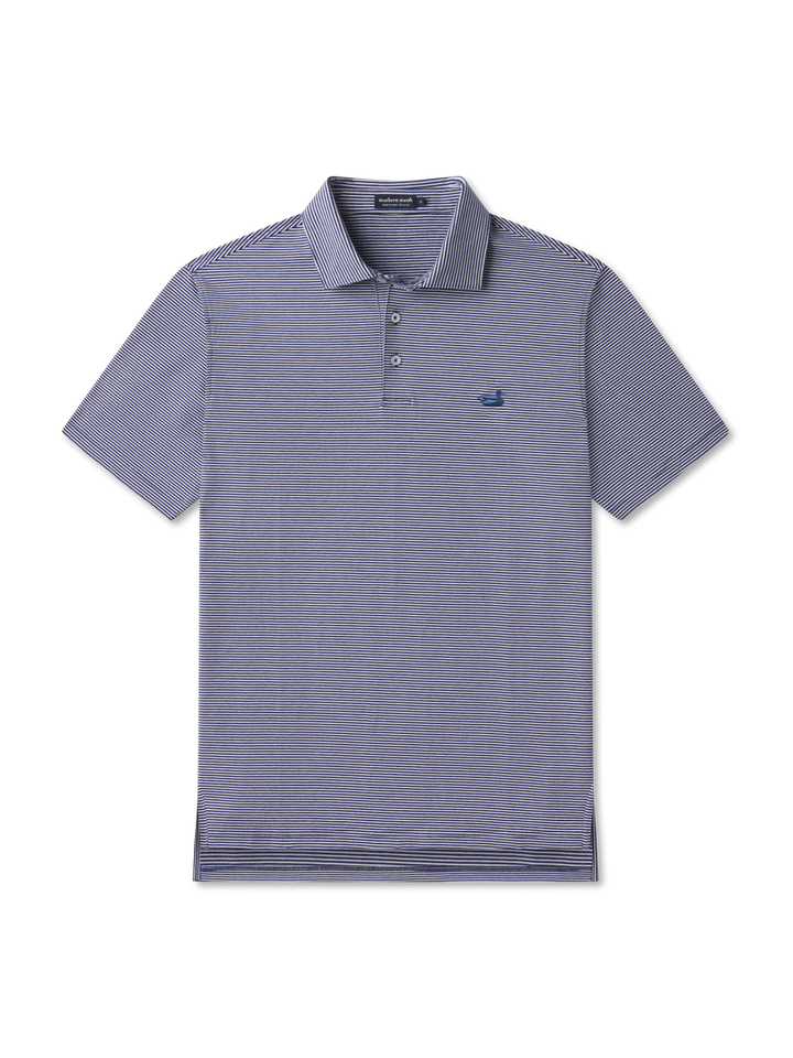 Amagansett Relaxed Polo - Navy Stripe