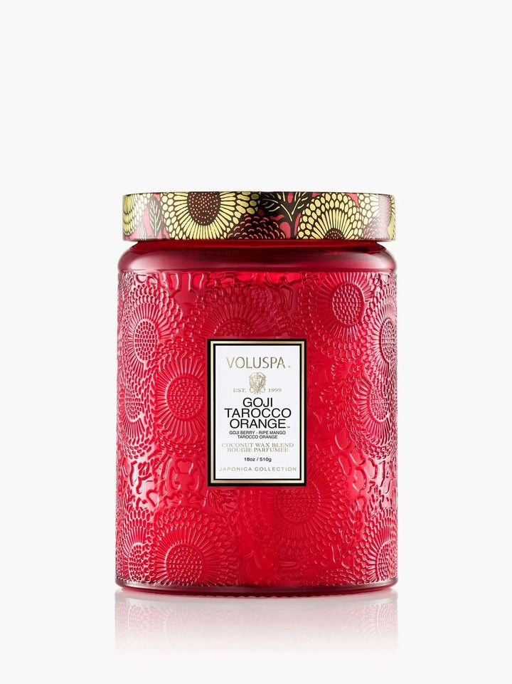Voluspa Large Jar Candle - Goji Tarocco Orange