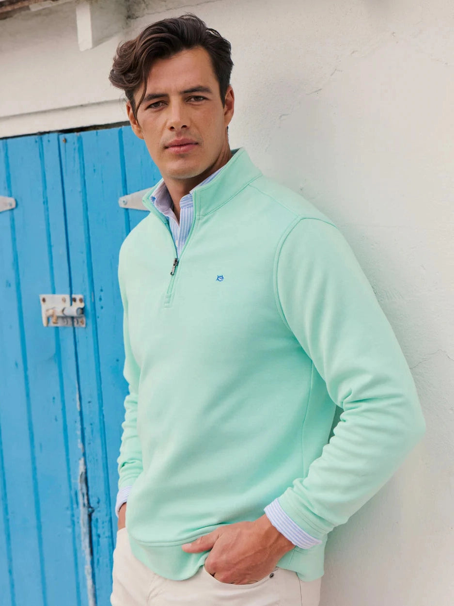 Southern Tide Sandy Cove Pique Quarter Zip