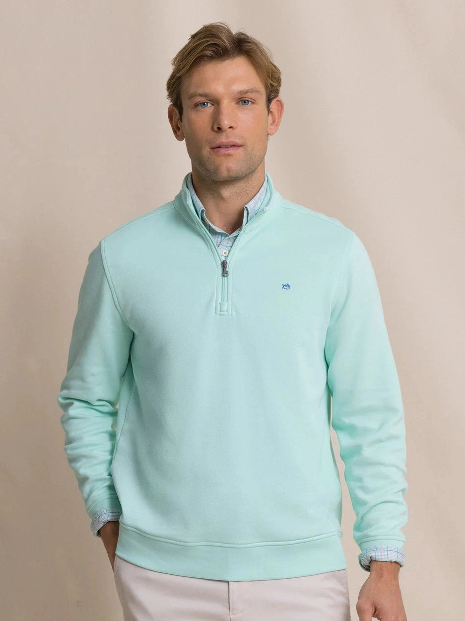 Southern Tide Sandy Cove Pique Quarter Zip