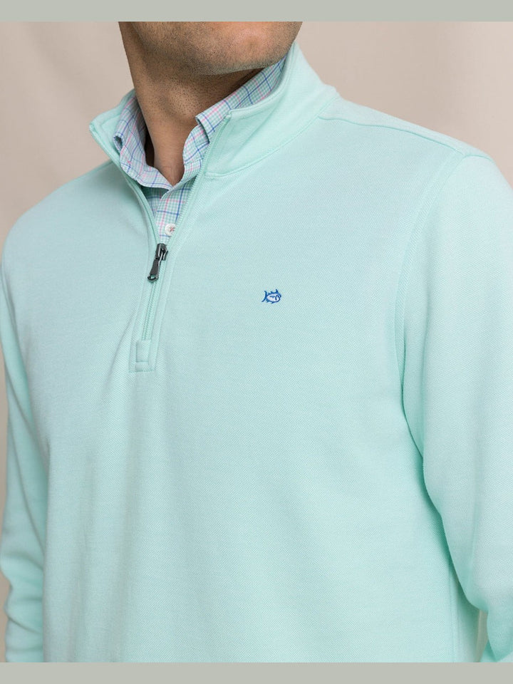 Southern Tide Sandy Cove Pique Quarter Zip