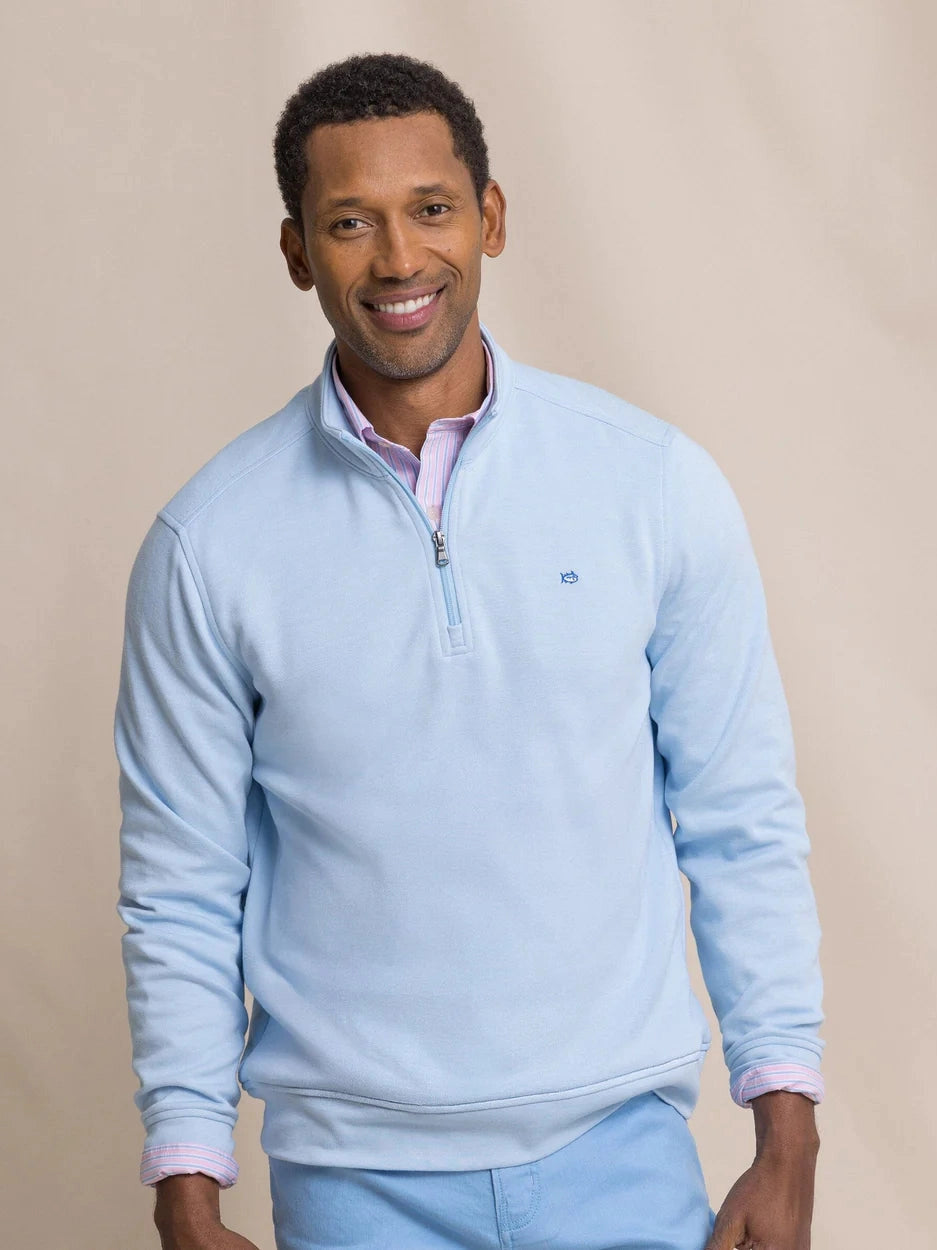 Southern Tide Sandy Cove Pique Quarter Zip